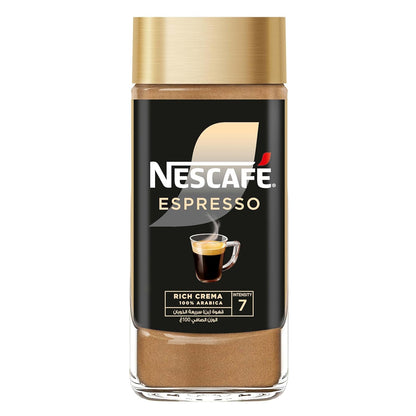 NESCAFÉ Espresso Rich Crema Instant Coffee – 100% Arabica, Intensity 7 – 95g (UK)