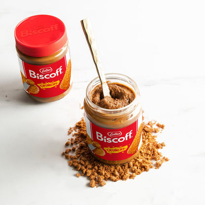 Lotus Biscoff Crunchy Biscuit Spread, 380g (Pack of 02) (Belgium)
