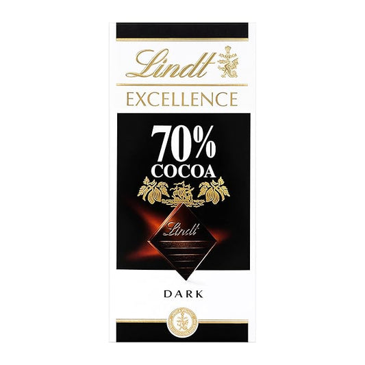 Lindt Excellence 70% Cocoa Dark Chocolate 100 G