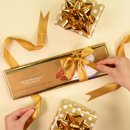 Lindt Gold Tab Chocolate with Hazelnut 300 gm Pack