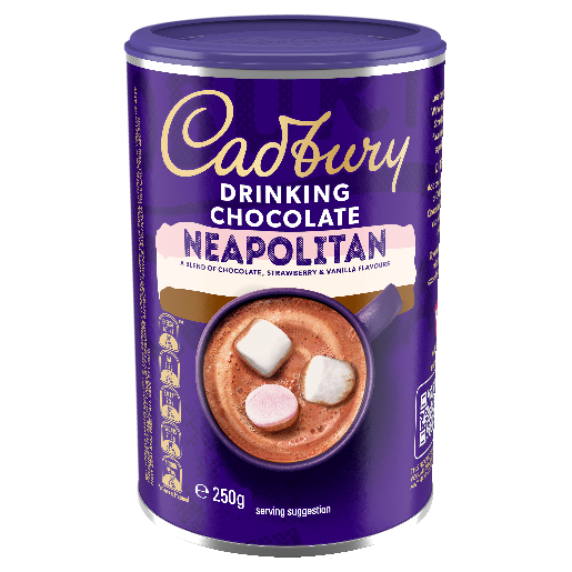 Cadbury Drinking Neapolitan Hot Chocolate 250 gm (UK)