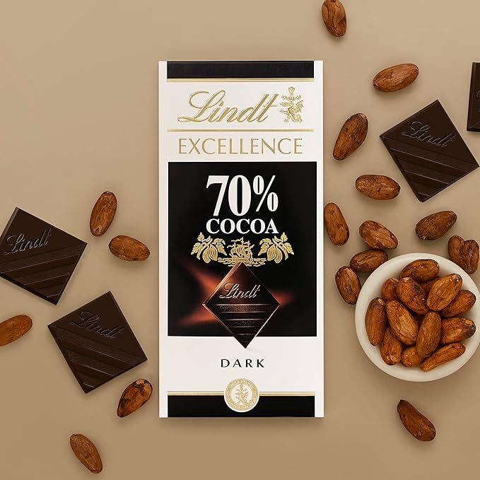 Lindt Excellence 70% Cocoa Dark Chocolate 100 G