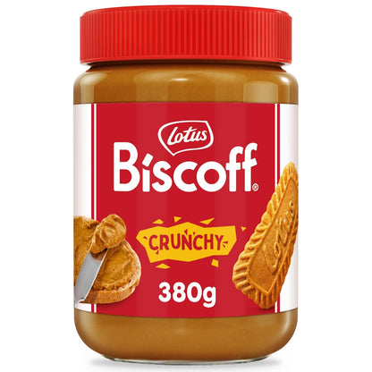 Lotus Biscoff Crunchy Biscuit Spread, 380g (Pack of 02) (Belgium)
