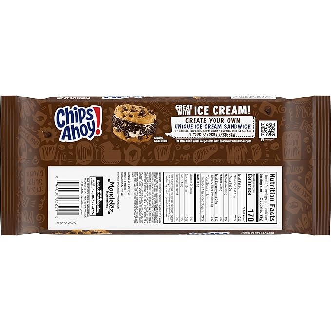 Chips Ahoy!! Real Chocolate Chunky Cookies, 333 Gram