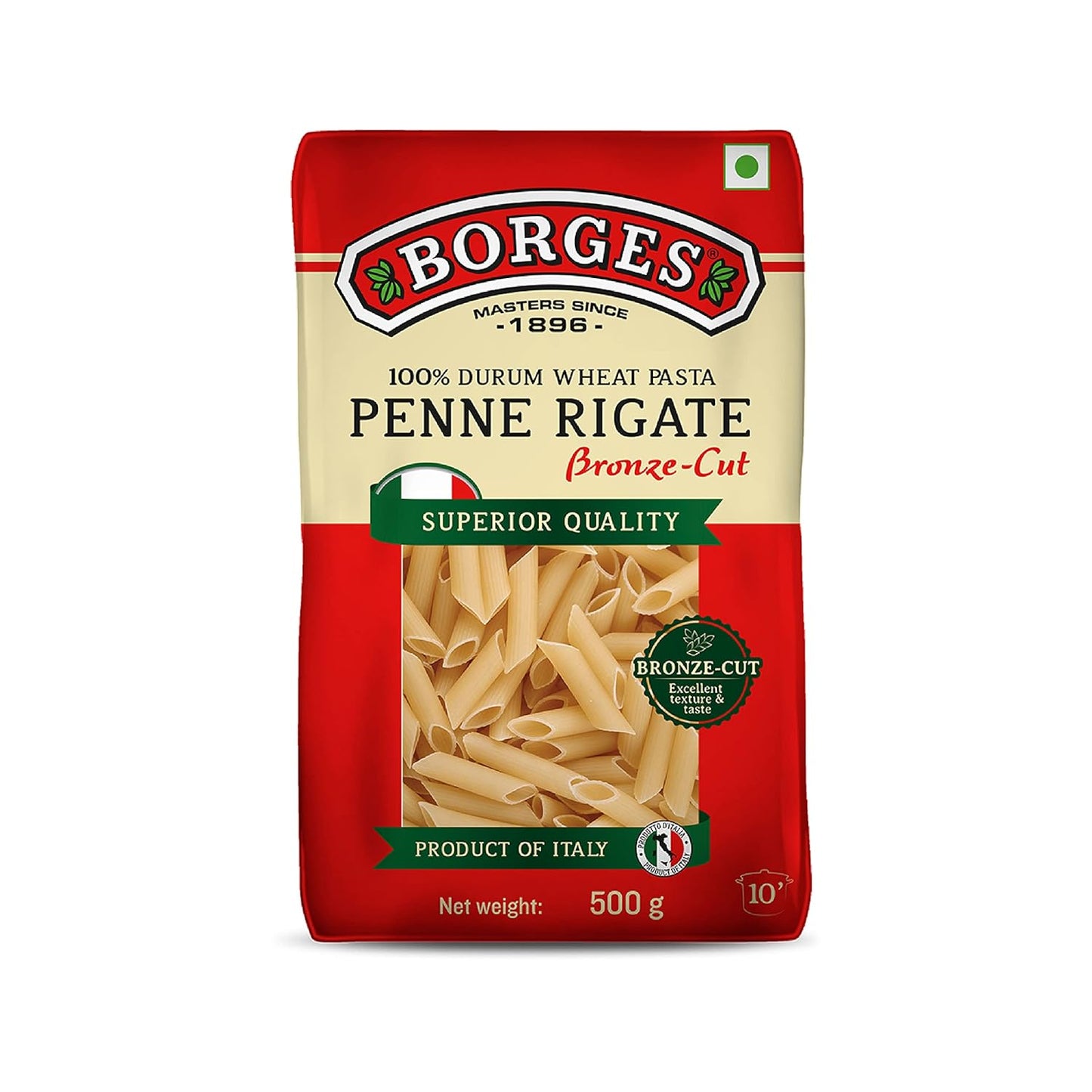 Borges Penne Pasta - 500 gm (Pack of02)