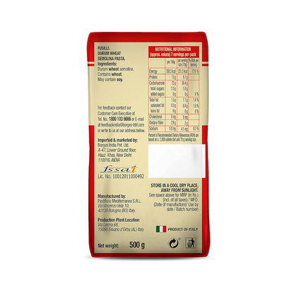 Borges Fusilli Pasta - 500 gm|(Pack of 03) (Italy)