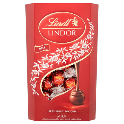 Lindt Lindor Milk Cornet Festive Sharing Pack, 200 Gram