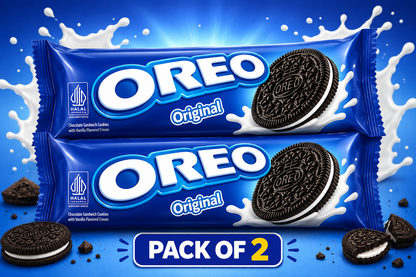 Oreo Vanilla Original Sandwich Biscuit (Pack of 02)