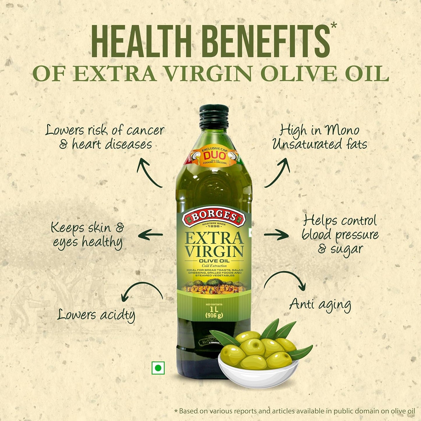 Borges Extra Virgin Olive Oil - 250 ml (Italy)