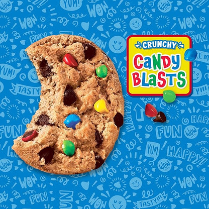 Chips Ahoy Candy Blasts Chocolate Chip Cookies Pouch, 351 g (Pack of 02)