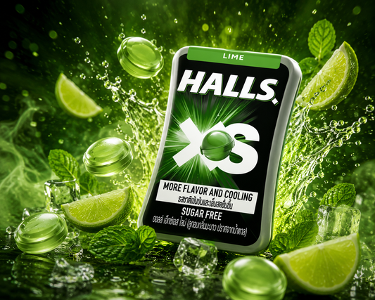 Halls Lime Sugar Free Mint (Pack of 03)