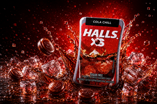 Halls Cola Chill Sugar Free Mint (Pack of 03)