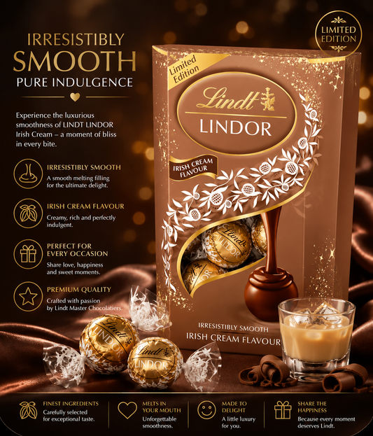 Lindt LINDOR Irish Cream Truffles 200g