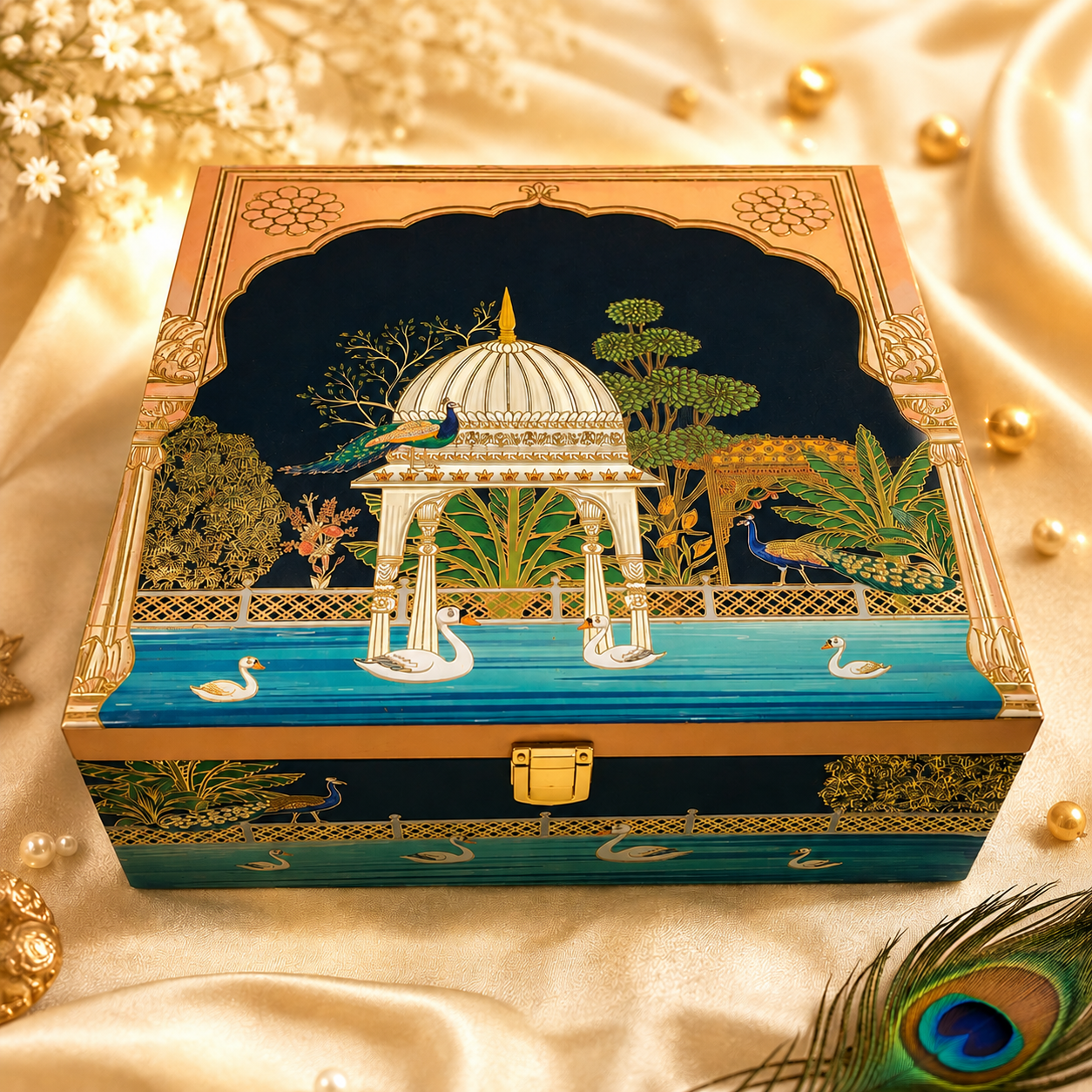 Peacock Royale Luxury Gift Box – 4 Jars (250 g )