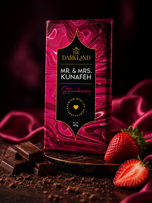 MR. & MRS. Kunafa | Strawberry Flavour |Aphrodisiac Chocolate Bar