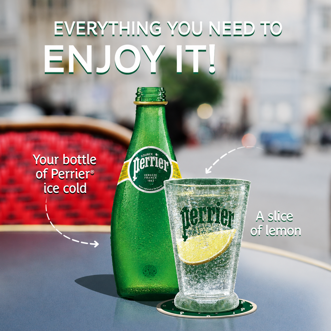Perrier Natural Mineral Carbonated Sparkling Water, 330ml - Pack of 24, Imported (From France)