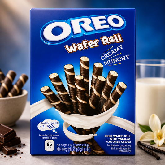Oreo Vanila Wafer Roll 54g(Vietnam)