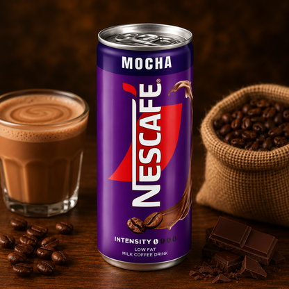 Nescafe Mocha Ready to Drink Coffee Pack of 03 (Malaysia)