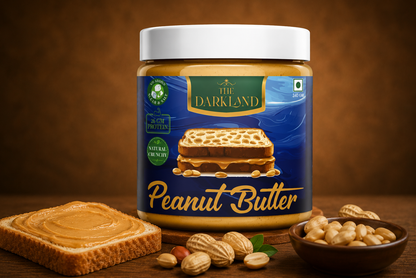 Natural Crunchy Peanut Butter |340 gm | NO ADDED SUGAR & SALT | 100% PEANUTS | UNSWEETNED CRUNCHY | 26 GM PROTEIN