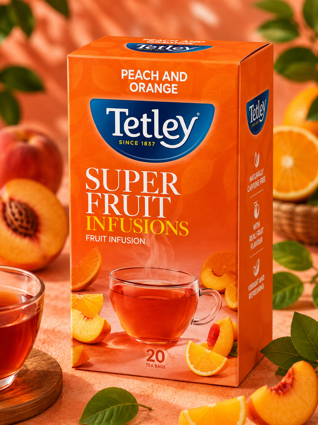 Tetley Super Fruit Immune Grean Tea IMPORTED