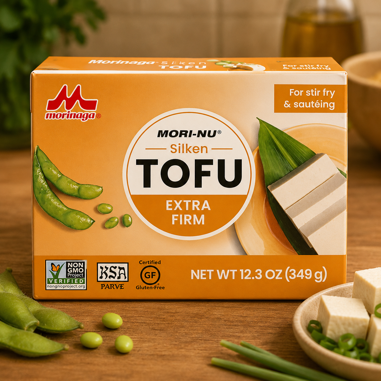 Morinaga Tofu - Extra Firm, Gluten Free, 349 g (USA)