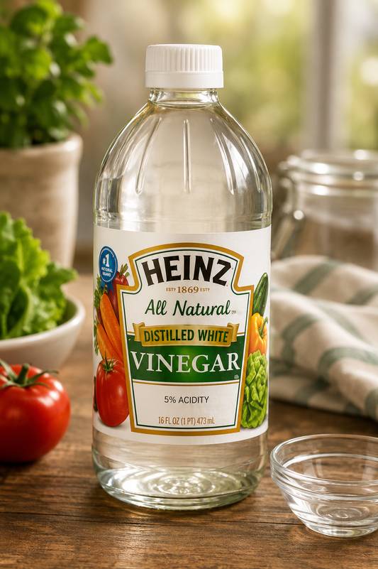 Heinz Distilled White Vinegar Bottle, 16 fl oz / 473 ml ( pack of 2 )