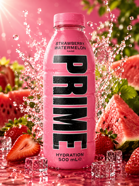 Prime Hydration Drink Strawberry Watermelon 500 ml (USA) ( pack of 2 )