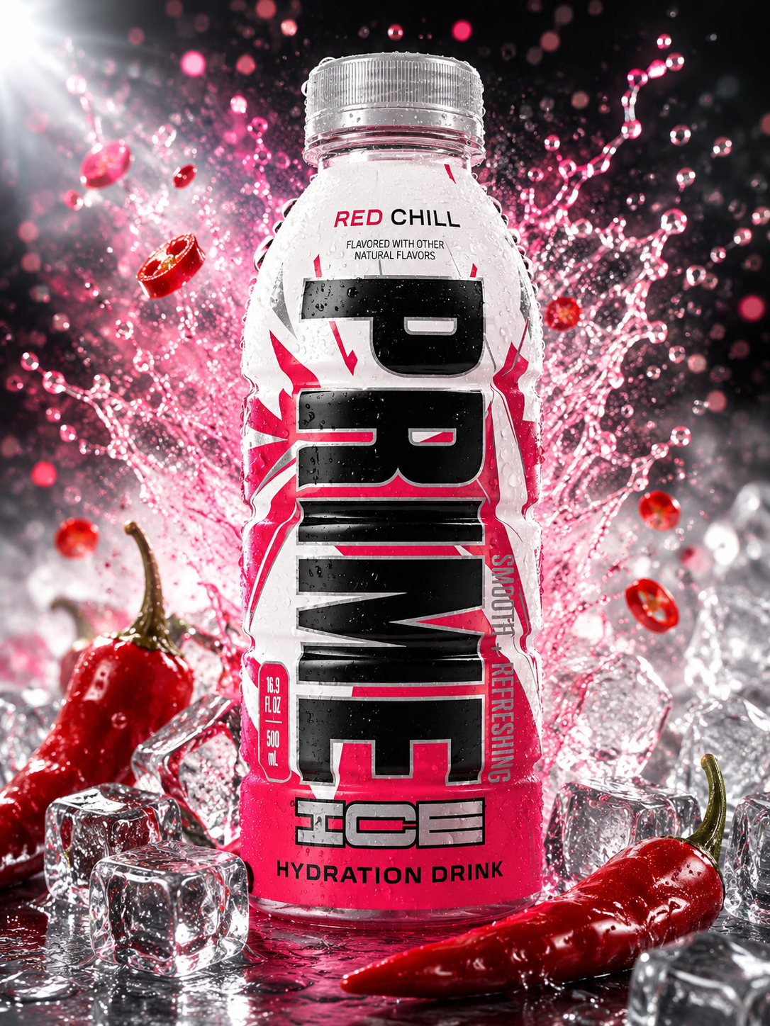 Prime Hydration Drink Ice Red Chill 500 ml (USA) ( pack of 2 ) – Blue ...