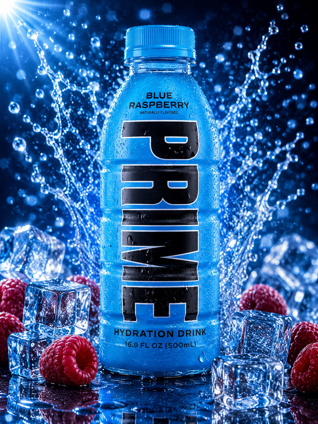 Prime Hydration Blue Raspberry 500 ml (USA) ( pack of 2 )