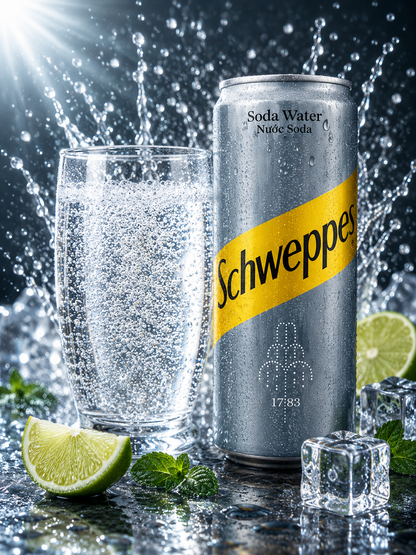 Schweppes Soda Water (Pack of 03) Malaysia (Pack of 03)