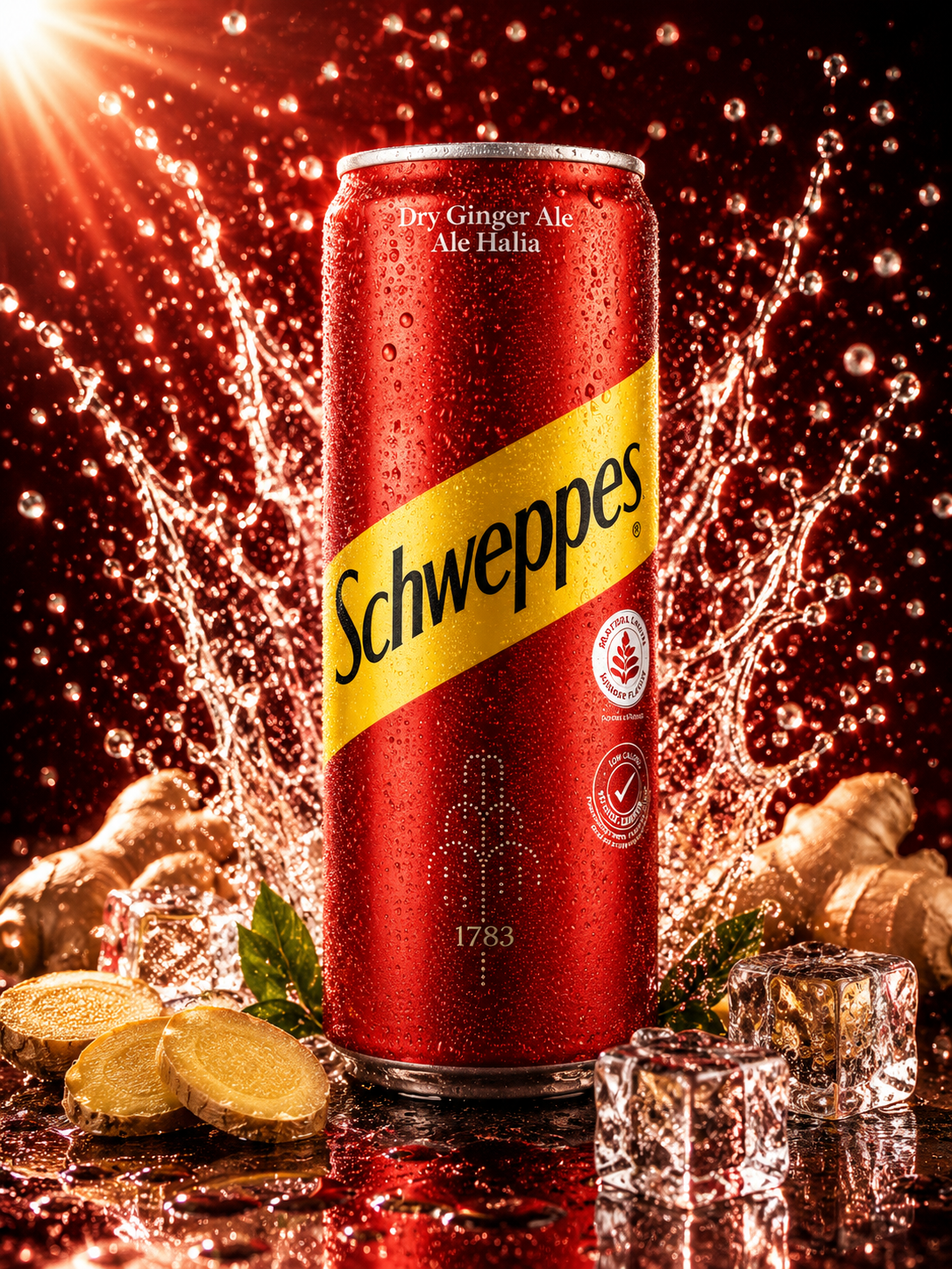 Schweppes Dry Ginger Ale  (Pack of 03) Malaysia