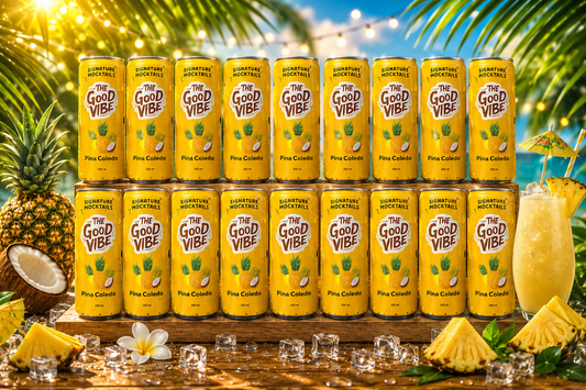 The Good Vibe Pina Colada Signature Mocktail | 250 ML | (Pack Of 24)