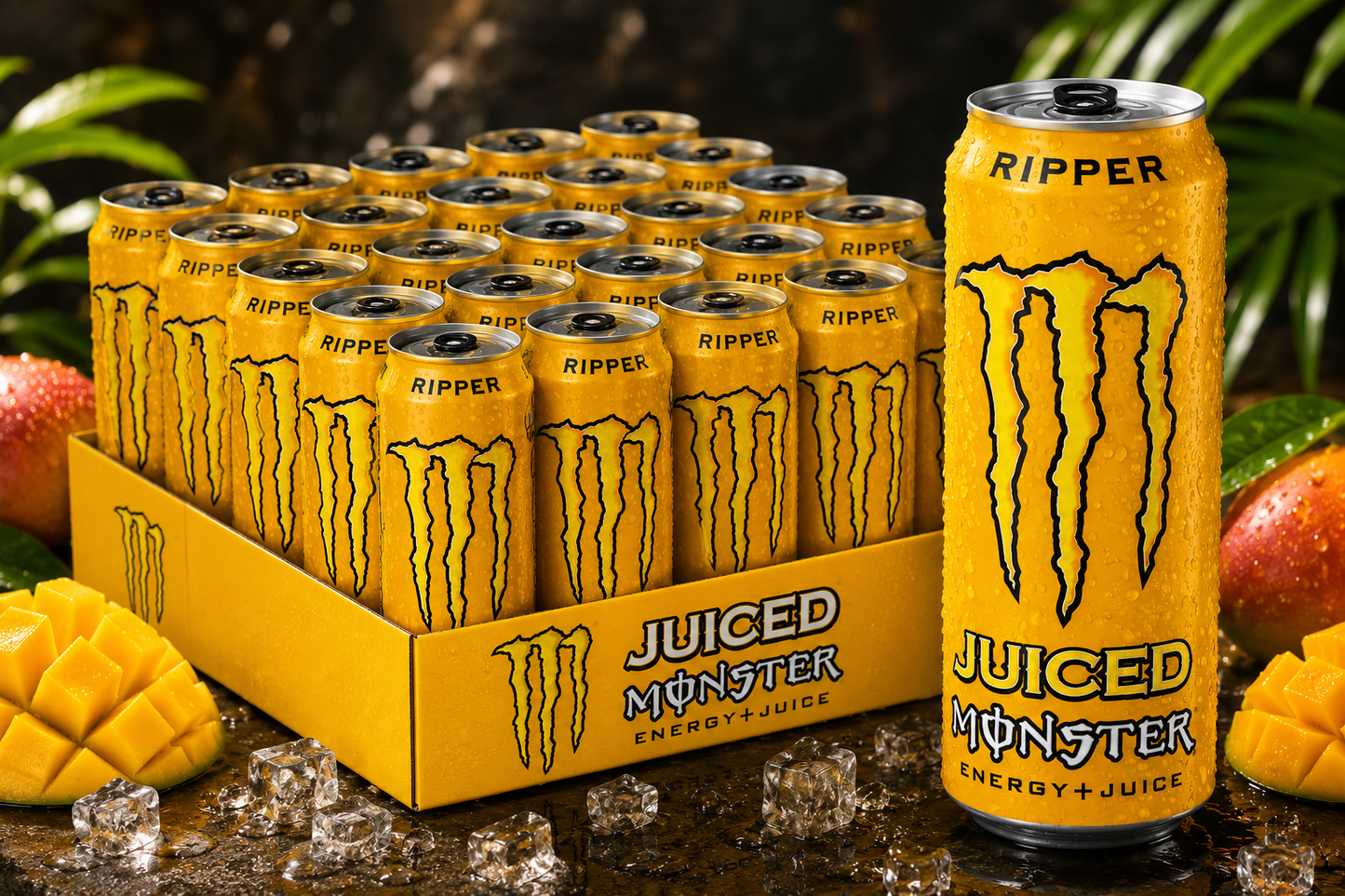 Monster Energy® Ripper Carbonated Energy Drink | Pack of 12 Cans (UK)