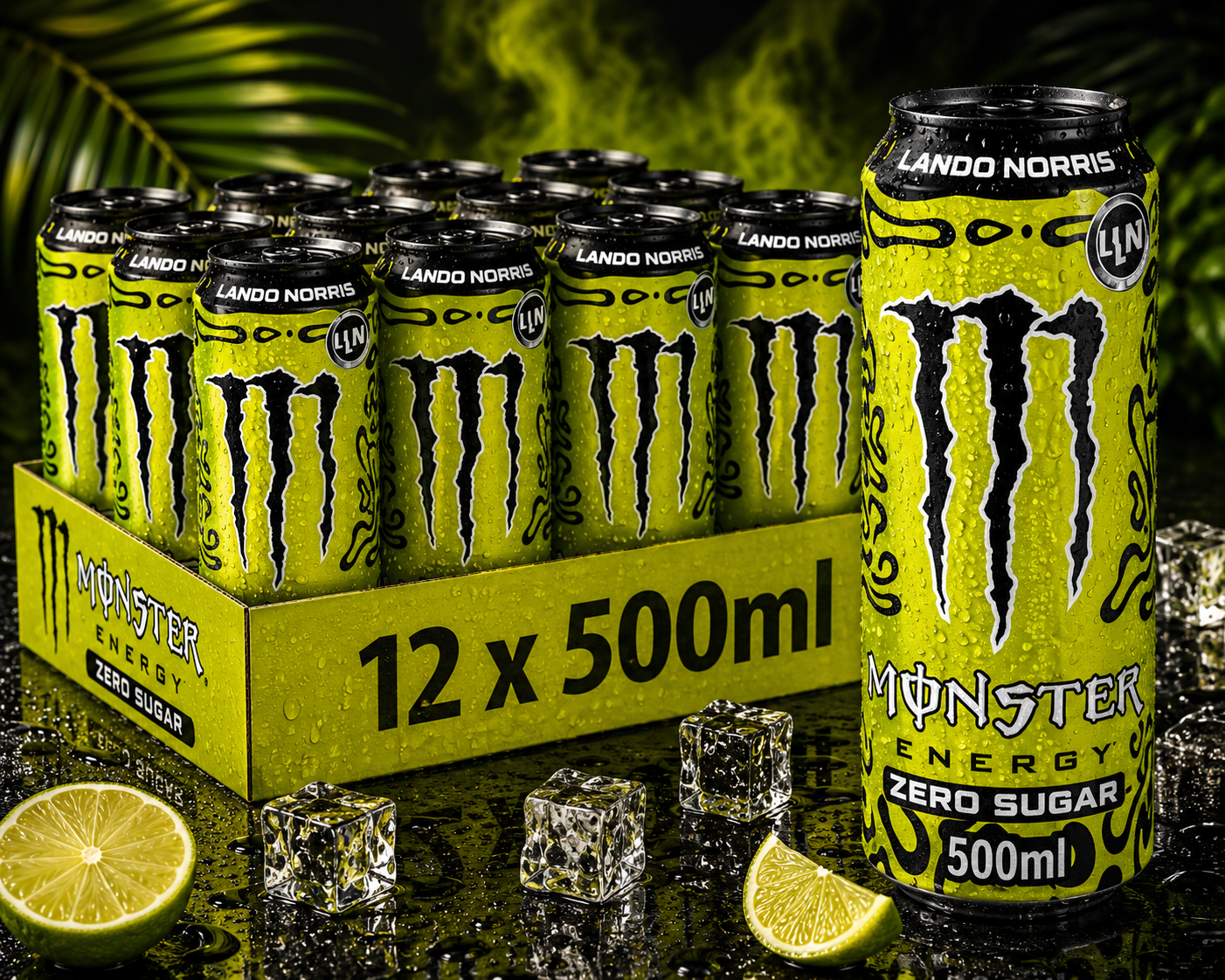 Monster Energy® Lando Norris Carbonated Energy Drink | Pack of 12 Cans (UK)