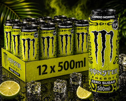 Monster Energy® Lando Norris Carbonated Energy Drink | Pack of 12 Cans (UK)