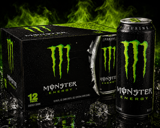 Monster Energy® Carbonated Energy Drink | Pack of 12 Cans (UK)