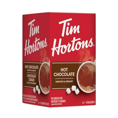 Tim Hortons Hot Chocolate 8 Sticks × 28g | Creamy Cocoa Drink