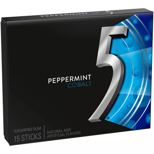 5 Gum Peppermint Cobalt 40.5g