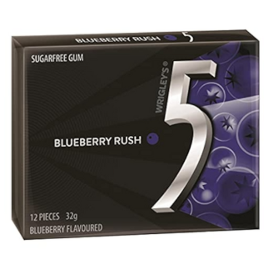 5 Gum Blueberry Rush  32g