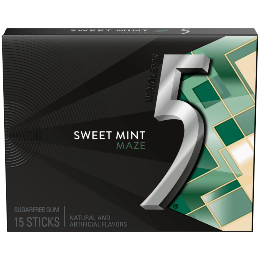 5 Gum Sweet Mint Maze 40g