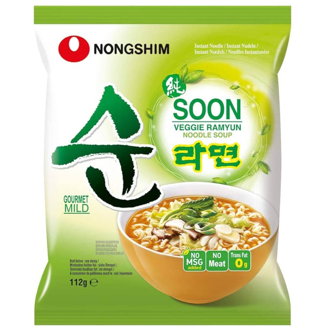 Nongshim Soon Veggie Ramyun Noodle 120g