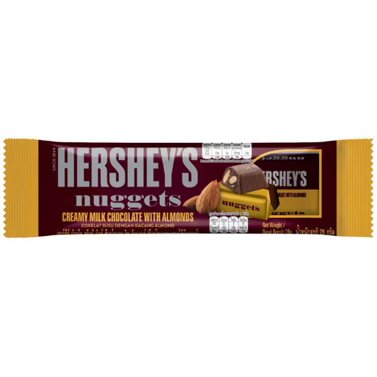 Hershey's Nuggets Milk Chocolate With Almonds 28g