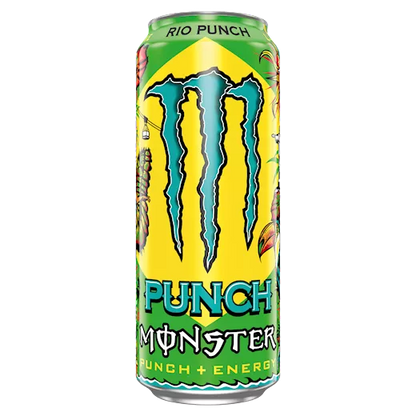 Monster Energy Drink Rio Punch 500 ml (UK) ( pack of 2 )