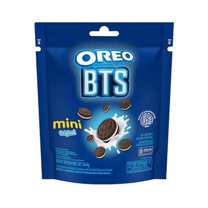 Oreo BTS Mini Original Chocolate Sandwich Cookies 58gram (Pack of 03) (Indonesia)