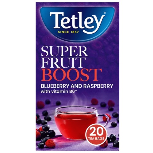 Tetley Super Fruit Boost Grean Tea IMPORTED