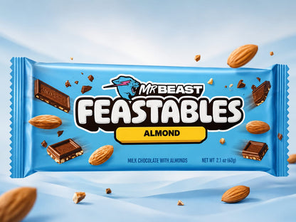 Mr.Beast Almond Milk Chocolate Bar 60g