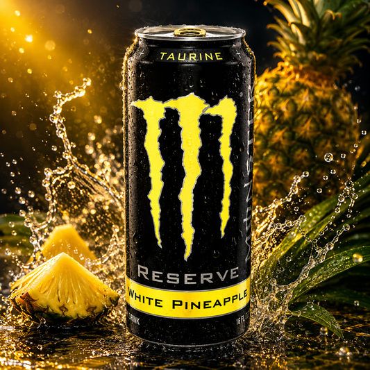 Monster Energy Reserve White Pineapple – 500ml  (Pack of 3) (UK)