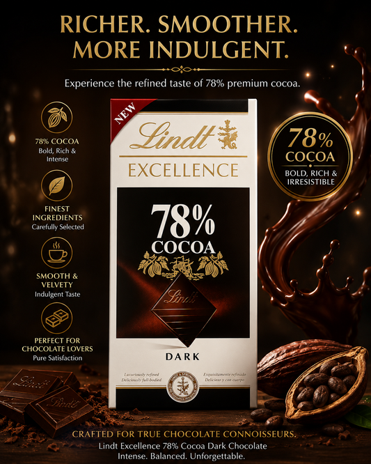 A Perfect Hamper Pick – Lindt Excellence 78% Dark 100g ( Switzerland )