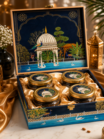 Peacock Royale Luxury Gift Box – 4 Jars (250 g )
