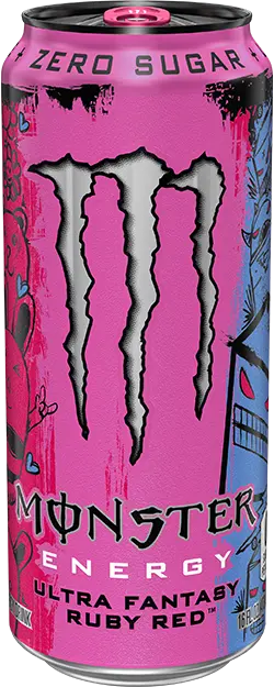 MONSTER ENERGY - Ultra Fantasy Ruby Red Zero Sugar Energy Drink (500ml)